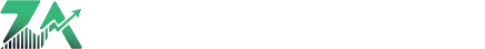 ZA Accounting - Horizontal Logo WHT AND GRN